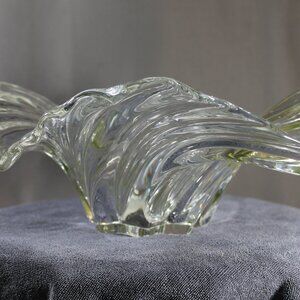 Vintage Mikasa Belle Epoque Crystal Centerpiece Bowl